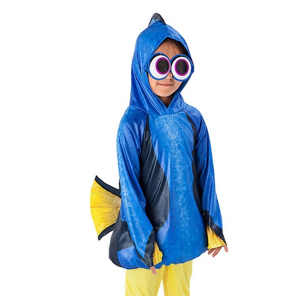 Disney Pixar Finding Dory Kids Costume - Blue and Yellow - Picture 1 of 4